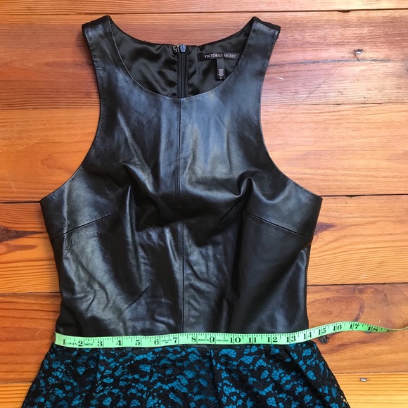 Victoria’s Secret Leather and Lace Dress, EUC, 6 - Picture 7 of 14